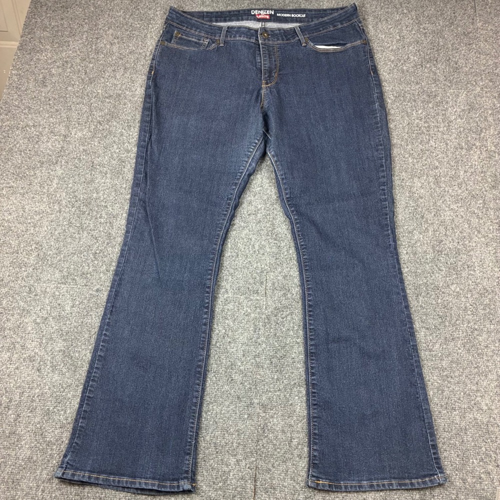 Denizen from Levis‎ Modern Bootcut Jeans Womens 18M Dark Wash Stretch Denim
